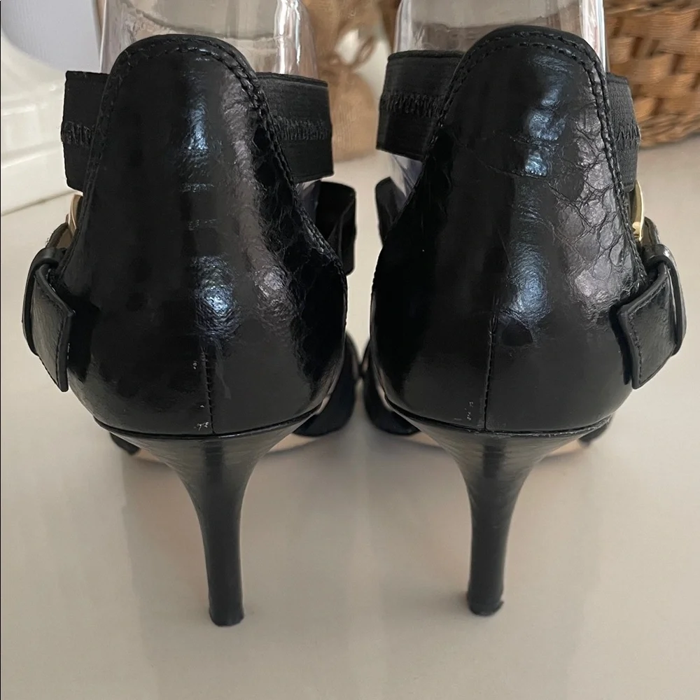 Michael Kors Black Strappy Heels